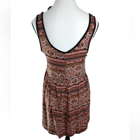LOVE BY DESIGN XS DRESS GEOMETRIC SHORT LIGHTWEIGHT RAYON - Picture 3 of 6